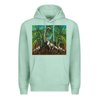 Seafoam brachiosaurus Premium Hoodie - Artiststas