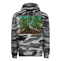 Slate Camo brachiosaurus Premium Hoodie - Artiststas