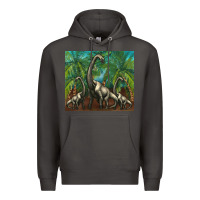 Smoke brachiosaurus Premium Hoodie - Artiststas
