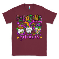 Burgundy parading with my gnomies Classic Tee - OliviaCreatesArt