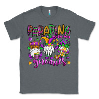 Charcoal Heather parading with my gnomies Classic Tee - OliviaCreatesArt