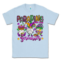 Dusty Blue parading with my gnomies Classic Tee - OliviaCreatesArt