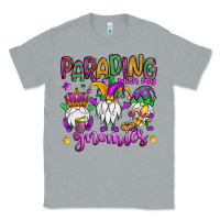 Heather Grey parading with my gnomies Classic Tee - OliviaCreatesArt