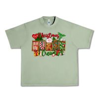 Oil Green Christmas Nurse Crew Urban Heavy Tee - FaDigitalArtStudio