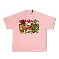 Salmon Christmas Nurse Crew Urban Heavy Tee - FaDigitalArtStudio