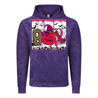 Cloud Purple Boo october Vintage Hoodie - CowhideDigitalArt