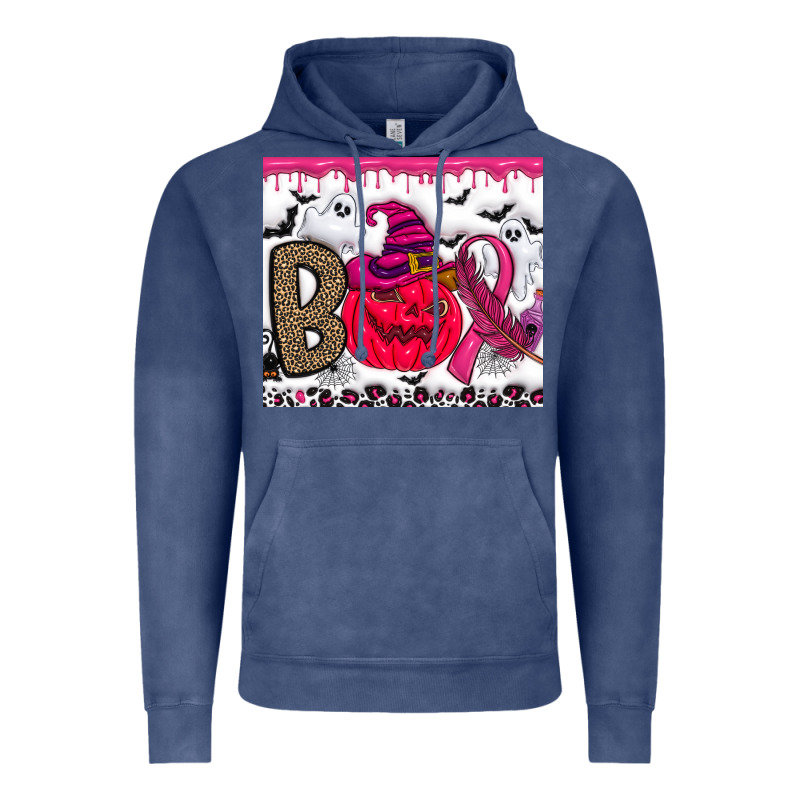 Boo October Vintage Hoodie by CowhideDigitalArt | Teevron
