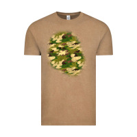 Vintage Coffee camouflage patch 3 Vintage Tee - BundleAndBundleShop