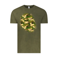 Vintage Olive camouflage patch 3 Vintage Tee - BundleAndBundleShop