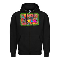 Black summer vibes watermelon Zipper Hoodie - JahusDesignShop