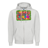 Dove Grey summer vibes watermelon Zipper Hoodie - JahusDesignShop