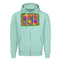 Seafoam summer vibes watermelon Zipper Hoodie - JahusDesignShop