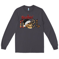 Smoke rockin noel skull Long Sleeve Tee - CowhideDigitalArt