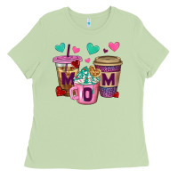 Matcha Western Mom Coffee Cups Ladies Tee - BundleAndBundleShop