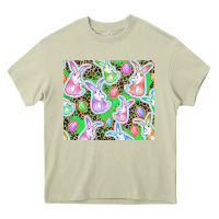Mossy Easter bunny and egg Heavy Core Tee - CowGirlArtShop