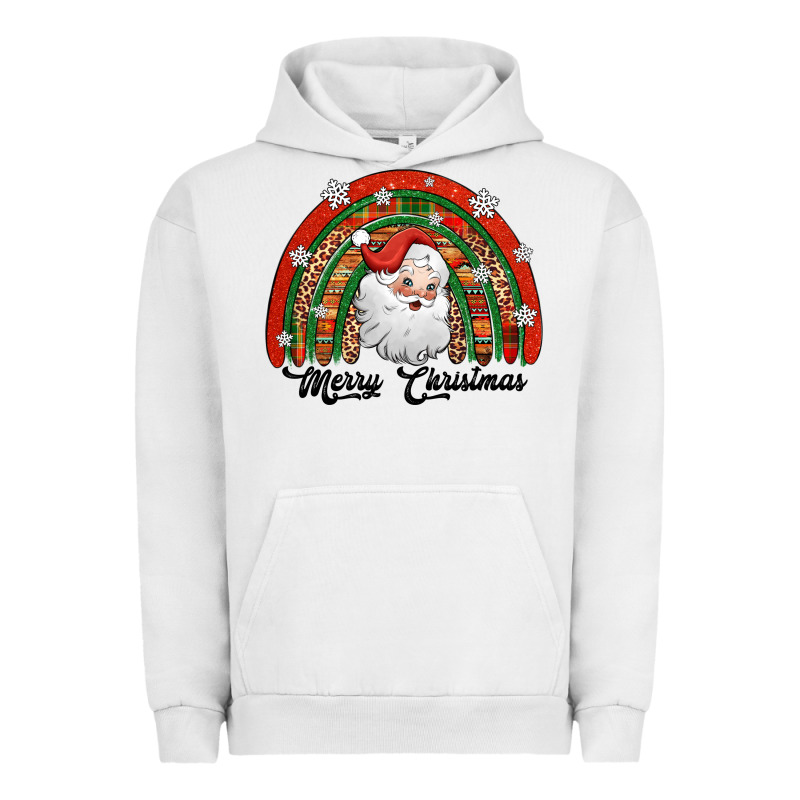 Merry Christmas Santa Rainbow Urban Hoodie by Jasminsmagicworld | Teevron