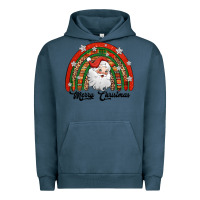 Pigment Midnight Navy merry christmas santa rainbow Urban Hoodie - Jasminsmagicworld