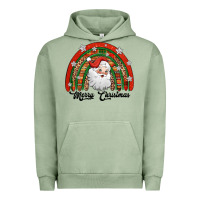 Pigment Oil Green merry christmas santa rainbow Urban Hoodie - Jasminsmagicworld