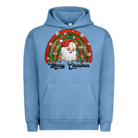 Pigment Pebble Blue merry christmas santa rainbow Urban Hoodie - Jasminsmagicworld
