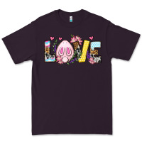 Plum Easter Day Love Easter Premium Tee - OliviaCreatesArt