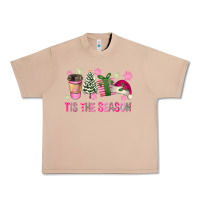 Burro Pink Christmas Tis The Season Urban Heavy Tee - FaDigitalArtStudio