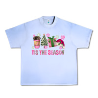 Grape Ice Pink Christmas Tis The Season Urban Heavy Tee - FaDigitalArtStudio