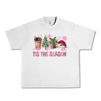 Lunar Rock Pink Christmas Tis The Season Urban Heavy Tee - FaDigitalArtStudio