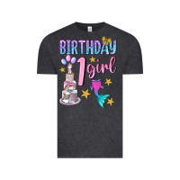 Vintage Black birthday girl 1 Vintage Tee - BundleAndBundleShop