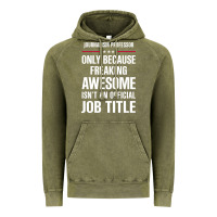 Gift For Freaking Awesome Journalism Professor Vintage Hoodie | Teevron