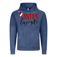 Vintage Denim Santa's Favorite Ho Vintage Hoodie - DesigneFamous