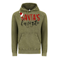 Vintage Olive Santa's Favorite Ho Vintage Hoodie - DesigneFamous