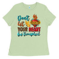 Don't Let Your Heart Be Troupled Ladies Tee | Teevron