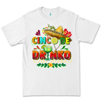 White Cinco de drinko Premium Tee - FaDigitalArtStudio