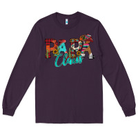 Plum Papa Claus Long Sleeve Tee - CowhideDigitalArt