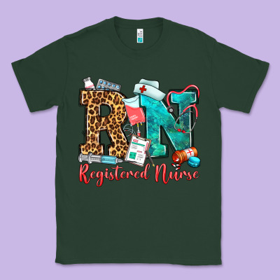 Registered Nurse Classic Tee Designed By Oliviacreatesart