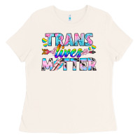 Bone Western LGBTQ+ Trans Lives Matter Ladies Tee - BundleAndBundleShop