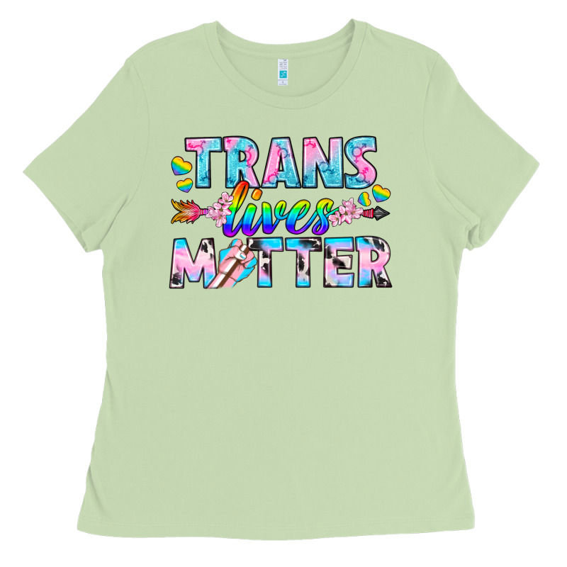 Western Lgbtq+ Trans Lives Matter Ladies Tee by BundleAndBundleShop | Teevron