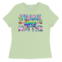 Matcha Western LGBTQ+ Trans Lives Matter Ladies Tee - BundleAndBundleShop