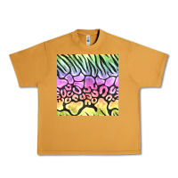 Peanut Butter neon rainbow safari seamless pattern Urban Heavy Tee - BundleAndBundleShop