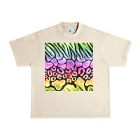 Sandshell neon rainbow safari seamless pattern Urban Heavy Tee - BundleAndBundleShop