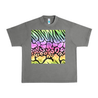 Tornado neon rainbow safari seamless pattern Urban Heavy Tee - BundleAndBundleShop