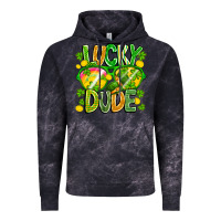 Cloud Black Lucky Dude Vintage Hoodie - CowhideDigitalArt