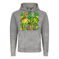 Cloud Rock Lucky Dude Vintage Hoodie - CowhideDigitalArt