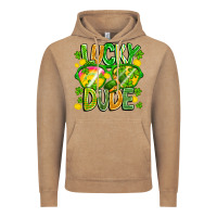 Vintage Coffee Lucky Dude Vintage Hoodie - CowhideDigitalArt