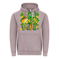 Vintage Zinc Lucky Dude Vintage Hoodie - CowhideDigitalArt