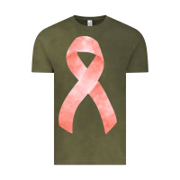 Vintage Olive uterine or endometrial cancer ribbon Vintage Tee - FaDigitalArtStudio