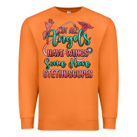 Carrot not all angels have wings some have stethoscopes Premium Sweatshirt - RanaPortraitStore