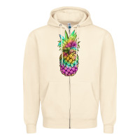 Tie Dye Pineapple Zipper Hoodie | Teevron