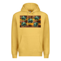Antique Gold dinosaur triceratops sippy cup Premium Hoodie - Artiststas