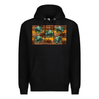 Black dinosaur triceratops sippy cup Premium Hoodie - Artiststas